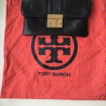 Клатч tory burch черный кожа сумка женская аксессуар оригинал кожаная бренд