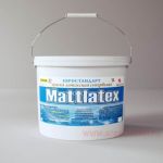 Краска латексная шелковисто матовая mattlatex 14кг-480р