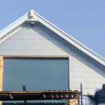 Реечная панель (вагонка) из оцинкованной стали для фасадов и потолков на АЗС, АГНКС, АГЗС